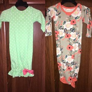 0-3 month gowns